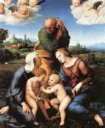 Raffaello The Canigiani Madonna oil on canvas