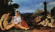 Titian THe Three ages of Man china oil painting reproduction