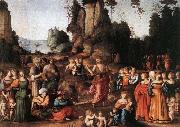 BACCHIACCA The Preaching of Saint John the Baptist china oil painting reproduction