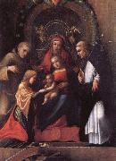 Correggio Sta Katarina-s mysterious formalning oil