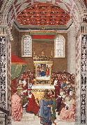 Pinturicchio Piccolomini Receives the Cardinal Hat china oil painting reproduction