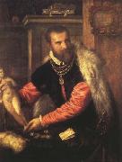 Titian Jacopo de Strada (mk45) oil on canvas