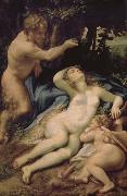 Correggio Venus and Eros was found Lin God oil painting picture wholesale