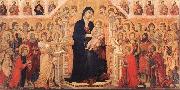 Duccio Maesta with Twenty Angels and Nineteen Saints. china oil painting reproduction