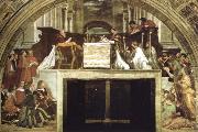 Raphael the mass of bolsena oil