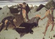 SASSETTA St.Anthony Beaten by Devils painting