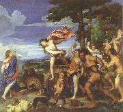 Titian bacchus and ariadne oil on canvas