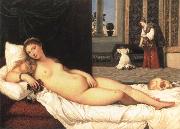 Titian venus of urbino oil on canvas