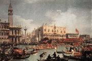 Canaletto The Bucintore Returning to the Molo on Ascension Day c oil