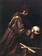 Caravaggio St Francis c. 1606 Oil on canvas oil