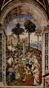 Pinturicchio Fresco at the Siena Cathedral by Pinturicchio depicting Pope Pius II china oil painting reproduction