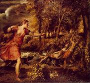 Titian The Death of Actaeon. oil on canvas