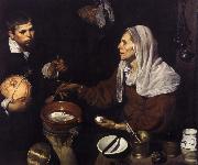 Velasquez Omelette woman oil