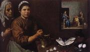 Velasquez Jesus and Maria Mada at home oil