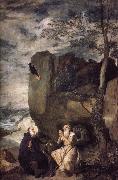 Velasquez Abbot and hermit Paulo oil on canvas