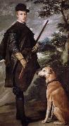 Velasquez Hunting De accepts Crown Prince Cady oil on canvas