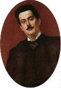 puccini painted in paris in 1899, three years after he weote his highly popular opera la boheme oil painting picture wholesale