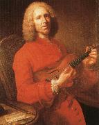 rameau jean philippe rameau with his violin, a famous portrait by joseph aved oil painting picture wholesale