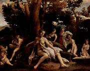 Correggio Leda mit dem Schwan oil