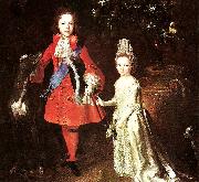 Largillierre james stuart and his sister china oil painting artist