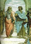 Raphael plato and aristotle detail of the school of athens oil on canvas