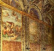 Raphael interior of the villa farnesina oil on canvas