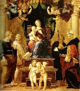 far right madonna del baldacchino