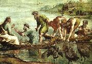 Raphael the miraculous draught of fishes oil on canvas