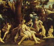 Correggio Leda mit dem Schwan oil