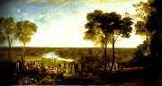 J.M.W.Turner england:richmond hill, on the prince regent's birthday oil on canvas