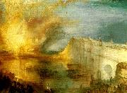 J.M.W.Turner the burning of the house of lords and commons oil on canvas