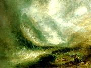 J.M.W.Turner snow- storm avalanche and inundation-a scene in the upper part of the val d'aouste piedmont oil on canvas