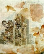 J.M.W.Turner transcription of part of rooker's battle abbey oil