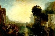 J.M.W.Turner dido building carthage painting