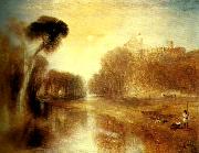 J.M.W.Turner schloss rosenau, oil on canvas