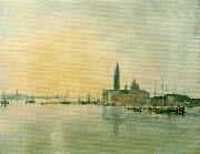 J.M.W.Turner venice san giorgio maggiore from the dogana oil