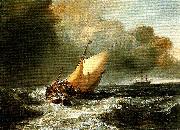 dutch boats in a gale J.M.W.Turner