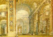 the interior of st peter's basilica J.M.W.Turner