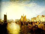 J.M.W.Turner harbour of dieppe oil on canvas