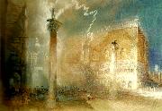 J.M.W.Turner venice storm in the piazzetta oil on canvas