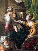 PARMIGIANINO Mystic Marriage of Saint Catherine oil on canvas