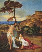 Titian Christus und Maria Magdalena oil on canvas