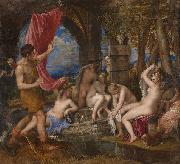 Titian Diana and Actaeon oil on canvas