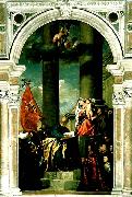 Titian pesaro altar oil on canvas