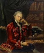 Anonymous ortrait of Christoph Friedrich von Freudenreich oil