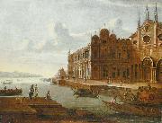 Anonymous Fancy portraial of the Scuola Grande di San Marco oil