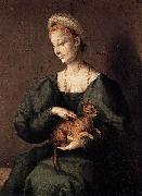 Woman with a Cat