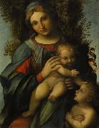 Madonna and Child with infant St John the Baptist