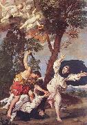 Domenichino Ermordung des Hl Petrus Martyr oil on canvas