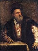 Titian Self portrait. oil